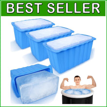 Load image into Gallery viewer, Reusable 4PC Silicone Ice Molds - Durable &amp; Easy Release for Maximum Cooling