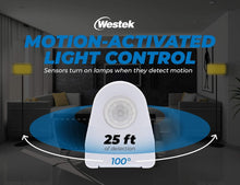 Load image into Gallery viewer, Easy Install Motion Sensor Light Control for Home - 2 Pack, 25ft Detection