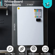 Load image into Gallery viewer, Multipurpose Magnetic Dry Erase Board - 25x17 for Daily Planning &amp; Messages