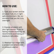 Load image into Gallery viewer, Purple Water Resistant 32oz Screen Printing Emulsion for Professional Results