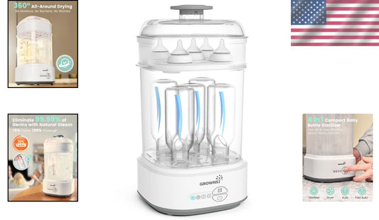 Efficient Baby Bottle Sterilizer & Dryer - Hassle-Free Hygiene for New Parents