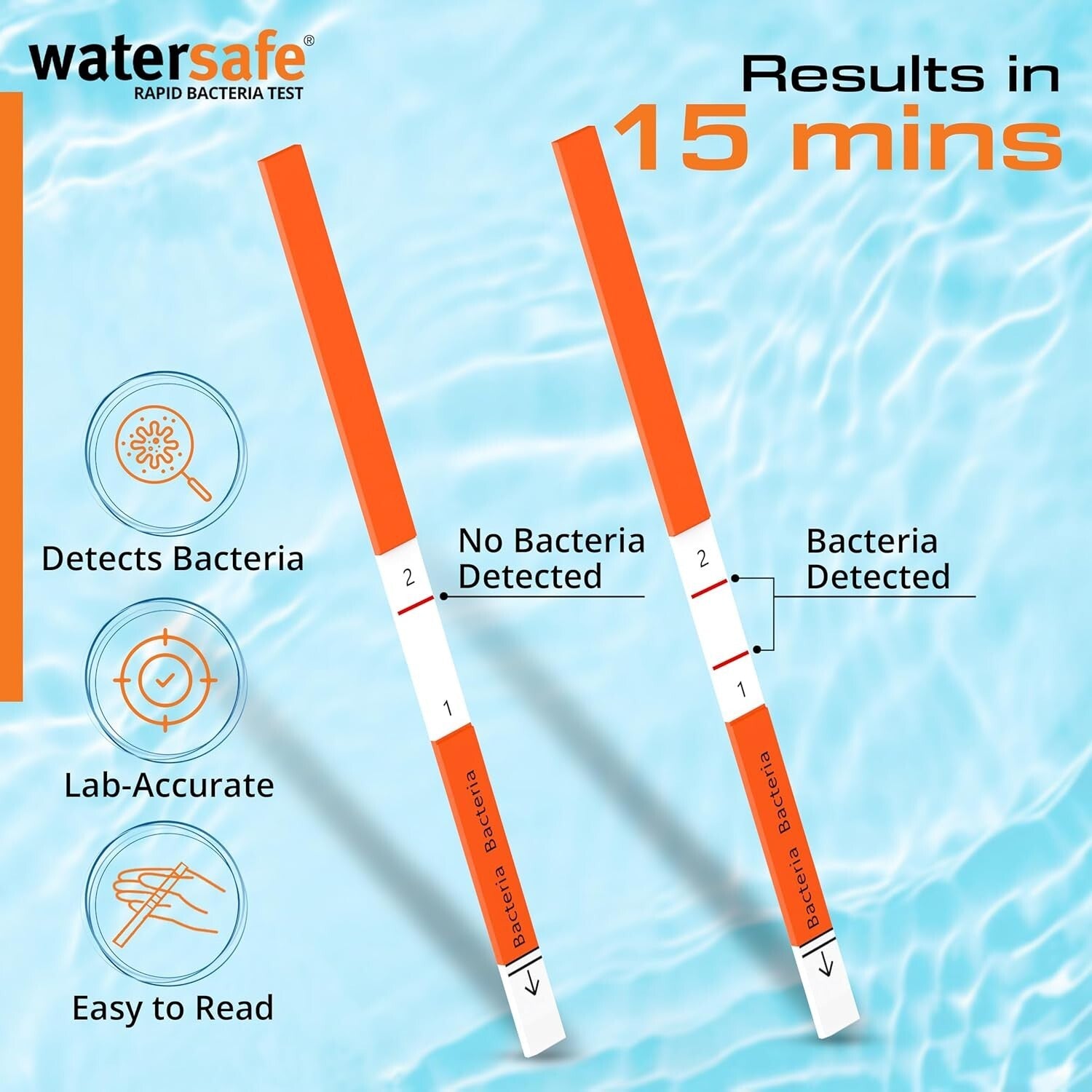 On-the-Spot Pool & Spa Bacteria Detection Kit - Accurate Results in 15 Minutes