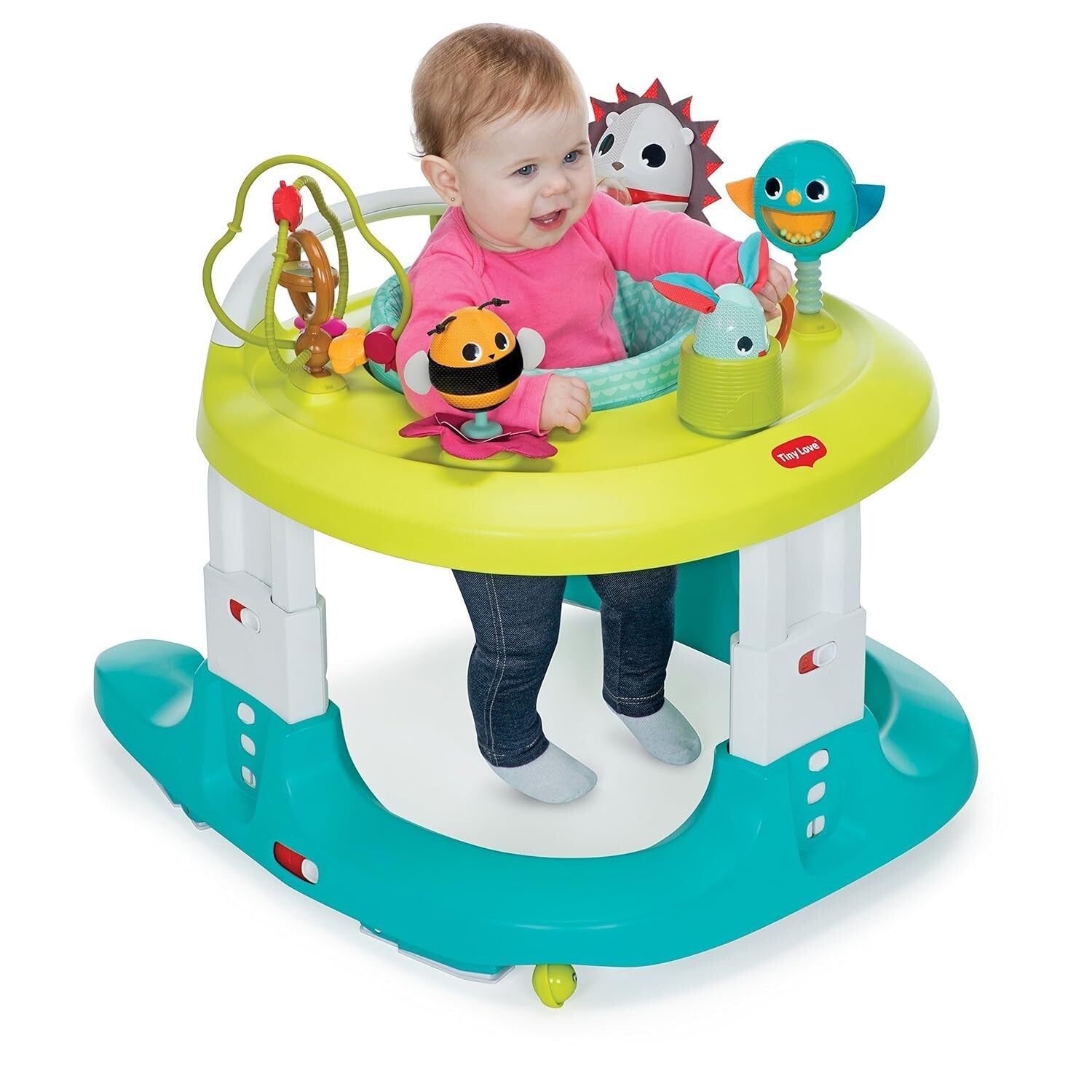 Multifunctional Baby Walker & Activity Table - 3 Heights, Easy Clean