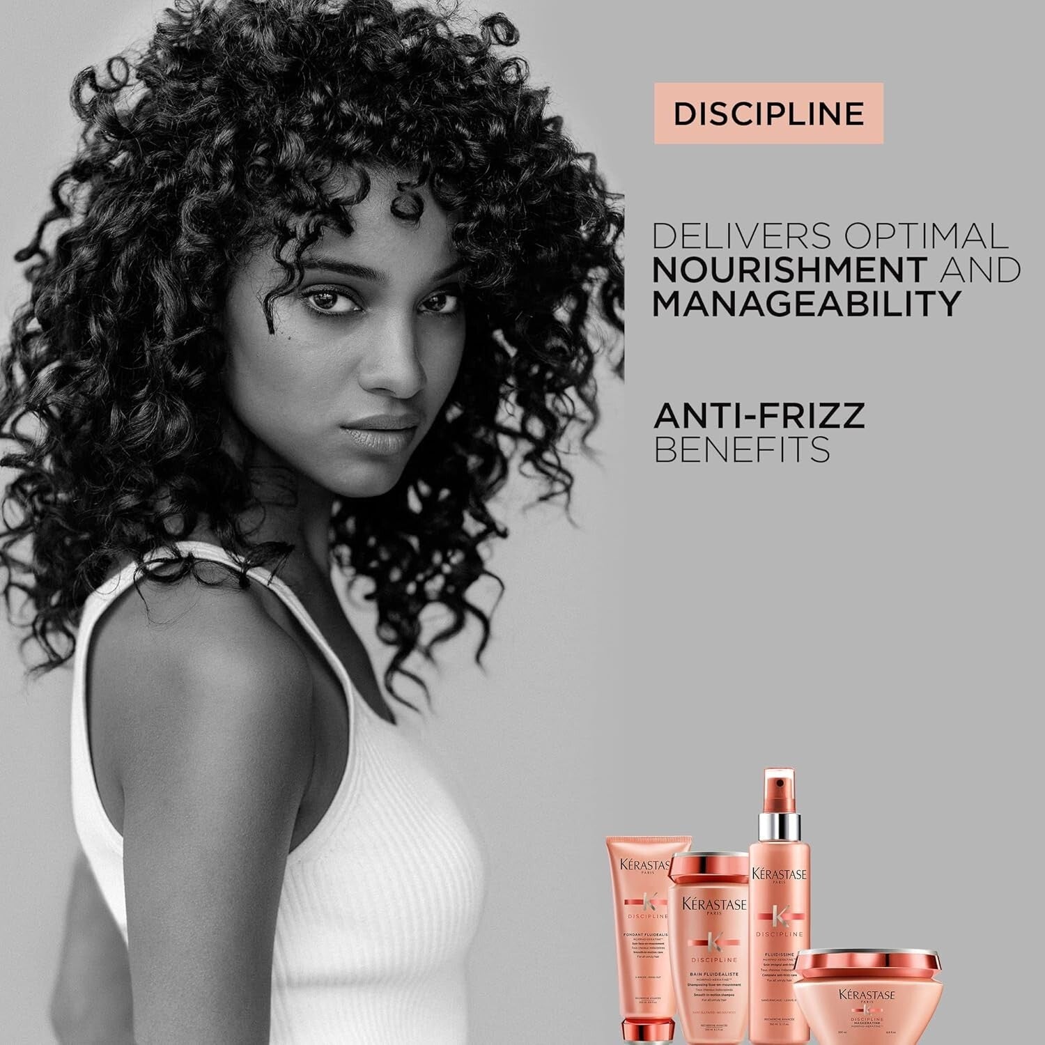 Transform Your Hair with Kérastase Discipline - 200ml Frizz Control Conditioner