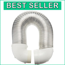 Load image into Gallery viewer, Lightweight Quick Fit Dryer Vent Kit - Aluminum Duct with Dual Elbows Included