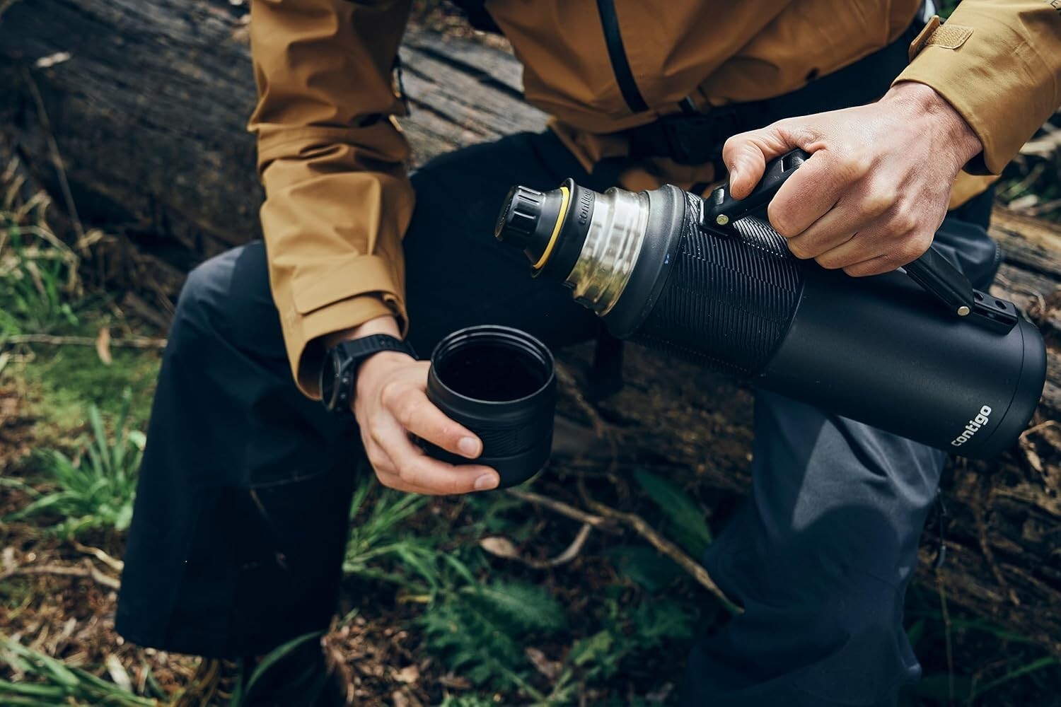 Durable Vacuum Insulated Travel Flask - Keep Drinks Hot for 35H & Cold for 60H