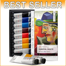 Load image into Gallery viewer, Artistic Excellence - Non-Toxic Oil Paint Set with 8 Rich Colors, 50ml Each