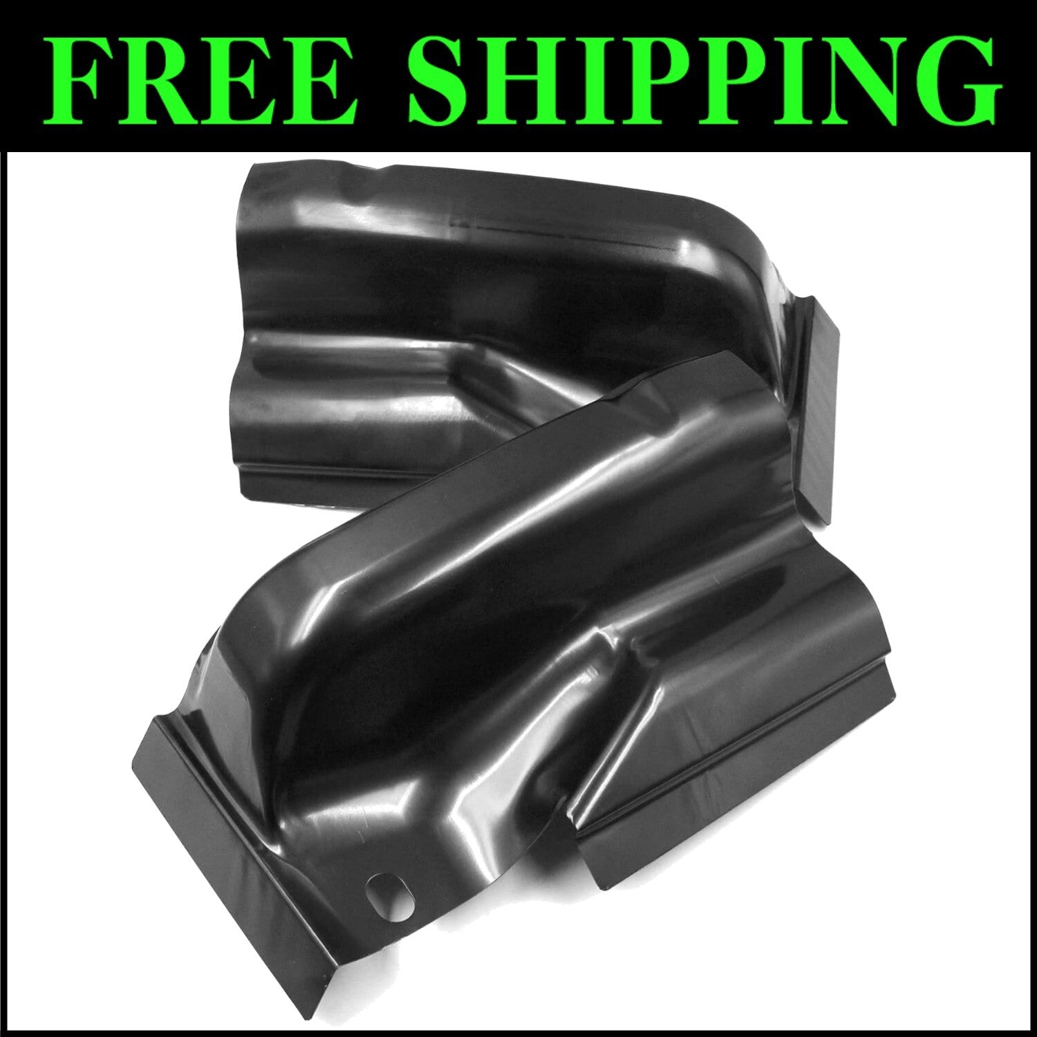 Metal Cab Corners Set for 2009-2014 Ford F150 Crew Cab - 2-Piece Replacement