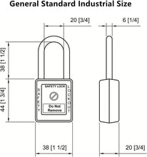 Load image into Gallery viewer, Essential Red Lockout Tagout Locks with 12 Keys - Optimal Safety Guaranteed