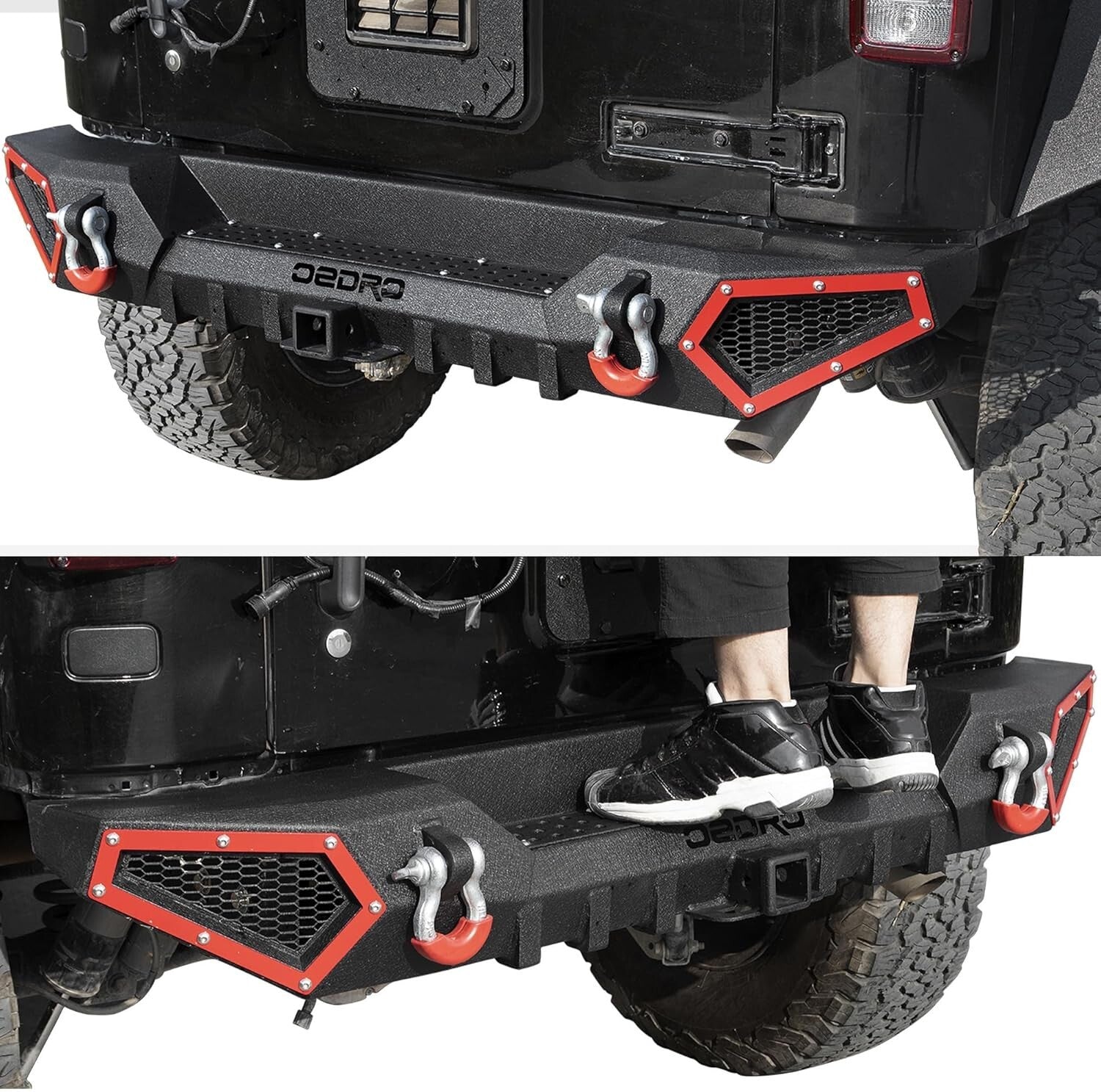 Full Width Bumper for 2007-2018 Jeep Wrangler JK/JKU - Tough Off-Road Design