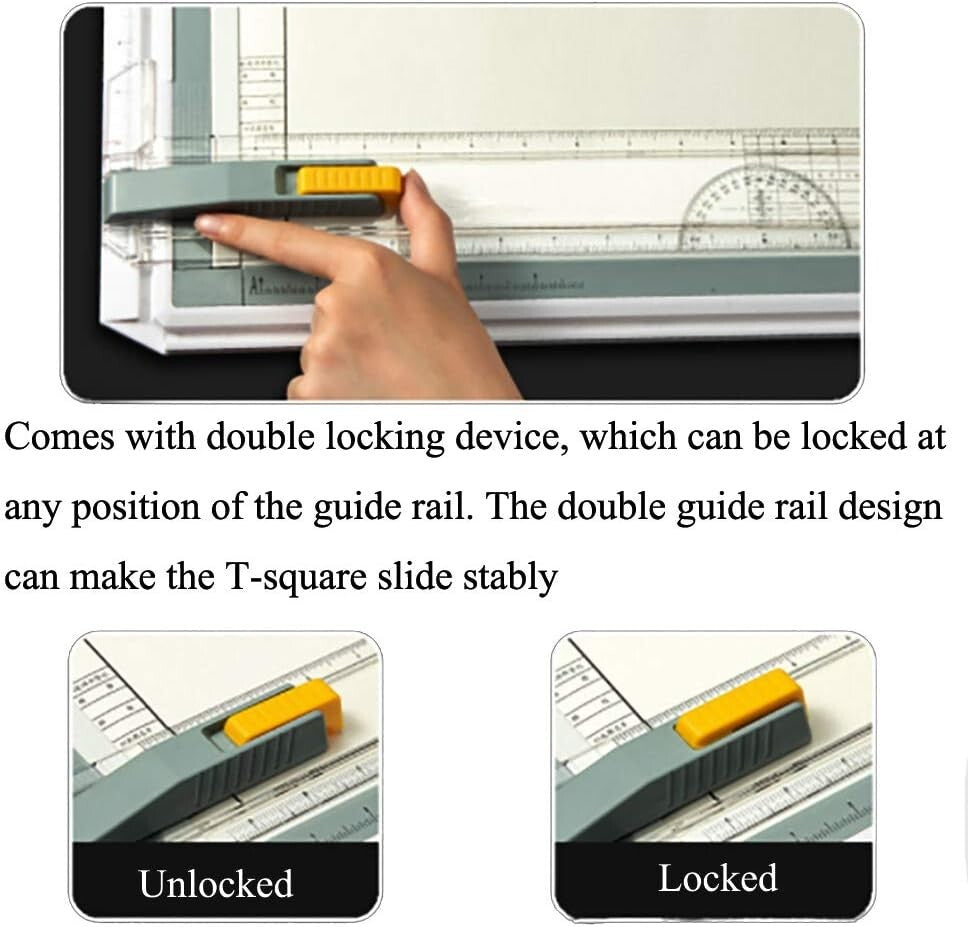 Versatile A3 Drawing Board with Comprehensive Drafting Tools for Professionals