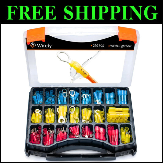Complete 22-10 AWG Electrical Connector Set - Marine & Automotive Applications