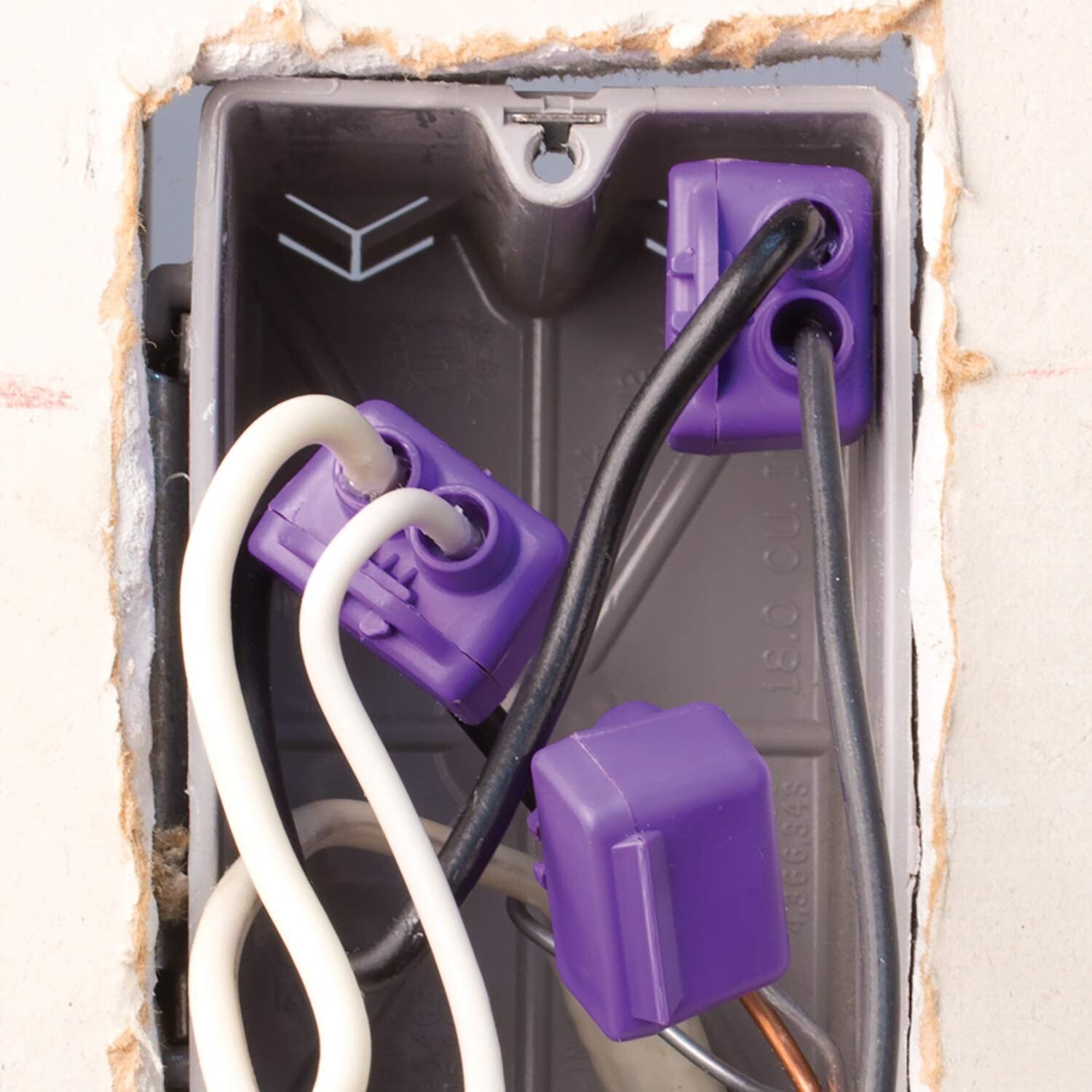 Cost-Effective 25-Pack Purple AlumiConn Connectors for Aluminum Wiring Repairs