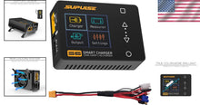 Load image into Gallery viewer, Efficient 1-6S RC Battery Charger with Touchscreen and Multi-Connector Support