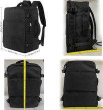 Load image into Gallery viewer, Waterproof Casual Travel Backpack with 16-Inch Laptop Compartment and Extra Bag