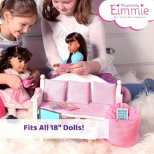 Load image into Gallery viewer, Durable Doll Furniture Set for 14-18" Dolls - Couch, Table &amp; Play Accessories