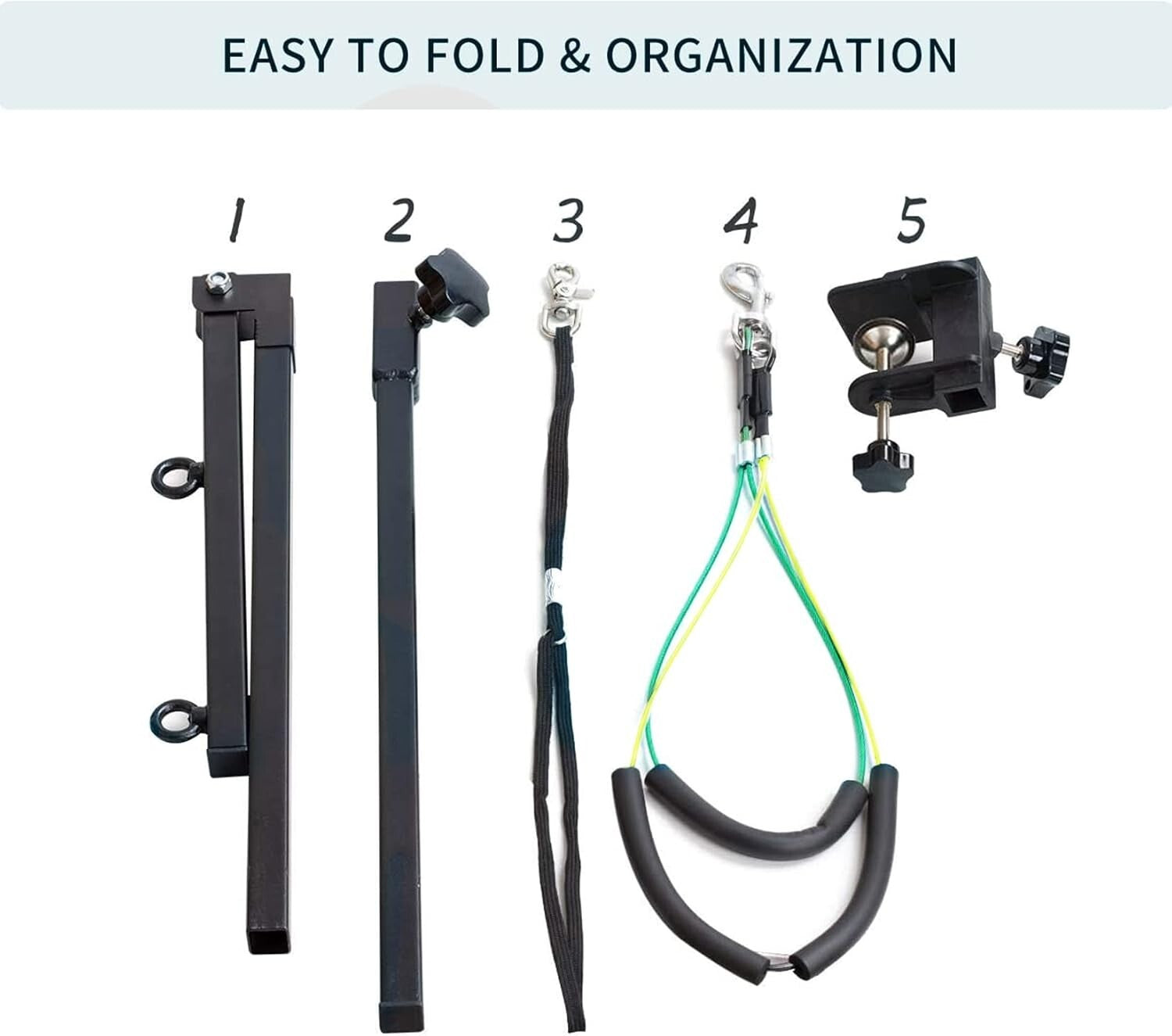 Adjustable Dog Grooming Arm with Clamp and No-Sit Haunch Holder - 35.4 Inches