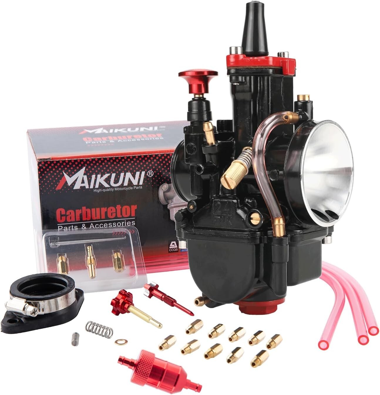 Race-Ready 21-34mm Carburetor with Jets for Motocross and UTV Applications