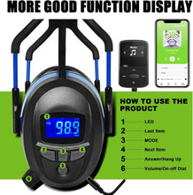 Load image into Gallery viewer, Advanced Bluetooth Earmuffs with FM Radio &amp; Long-lasting Rechargeable Battery