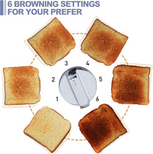 Load image into Gallery viewer, Ultra-Clear LED 4 Slice Toaster with Extra Wide Slots for Perfect Toast Every...