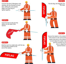 Load image into Gallery viewer, Open Swooper Feather Flag Advertising Kit with Ground Stake - 11FT Visibility
