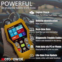 Load image into Gallery viewer, Lightweight Engine Code Scanner - All-in-One OBD II Diagnostic Tool for Easy Use