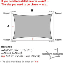 Load image into Gallery viewer, Lightweight 7' x 13' Rectangle Sun Shade Sail - Quick Installation for Outdoors