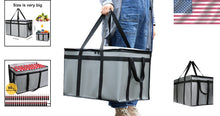 Load image into Gallery viewer, Large Insulated Cooler Bags - 24x15x14 Inches, Perfect for Delivery &amp; Grocery