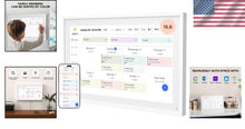 Load image into Gallery viewer, Multi-Functional 15.6'' Smart Family Calendar &amp; Meal Planner with Remote Access