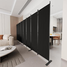 Load image into Gallery viewer, Portable 8-Panel Room Divider - Freestanding Privacy Solution, 160" W x 71" H