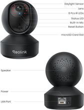 Load image into Gallery viewer, Advanced 5MP Indoor Camera with Auto Tracking &amp; Multiple Storage Options - Black
