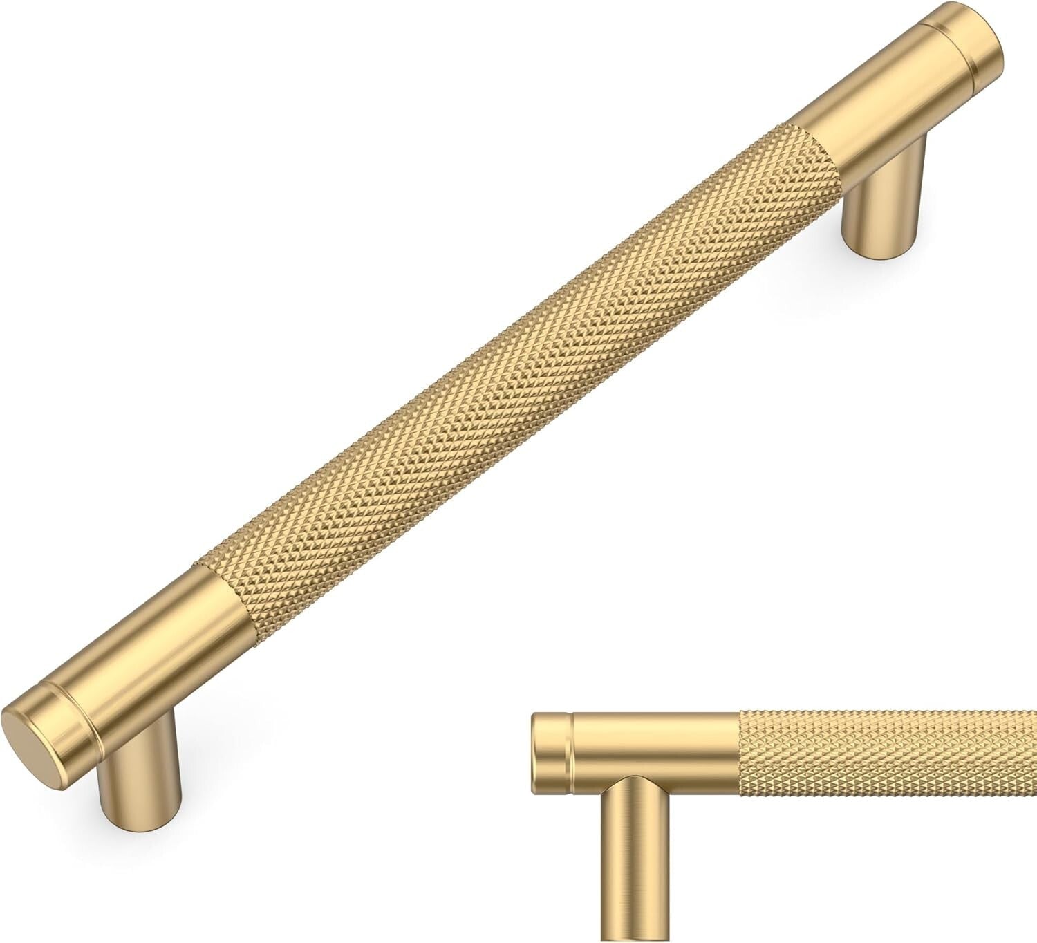 Champagne Bronze 5-Inch Drawer Pulls for Kitchens - 10 Pack Stylish Hardware