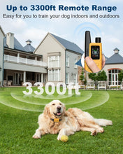 Load image into Gallery viewer, Humane Yellow Shock Collar for Dogs - 4 Training Modes, Waterproof &amp; Lightweight