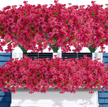 Load image into Gallery viewer, Eye-catching 72 Bundles of Rose Red Fake Flowers - Perfect for All Occasions