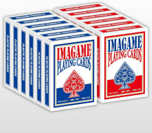 Load image into Gallery viewer, 12-Pack Waterproof &amp; Washable Plastic Playing Cards - Perfect for Texas Hold'em