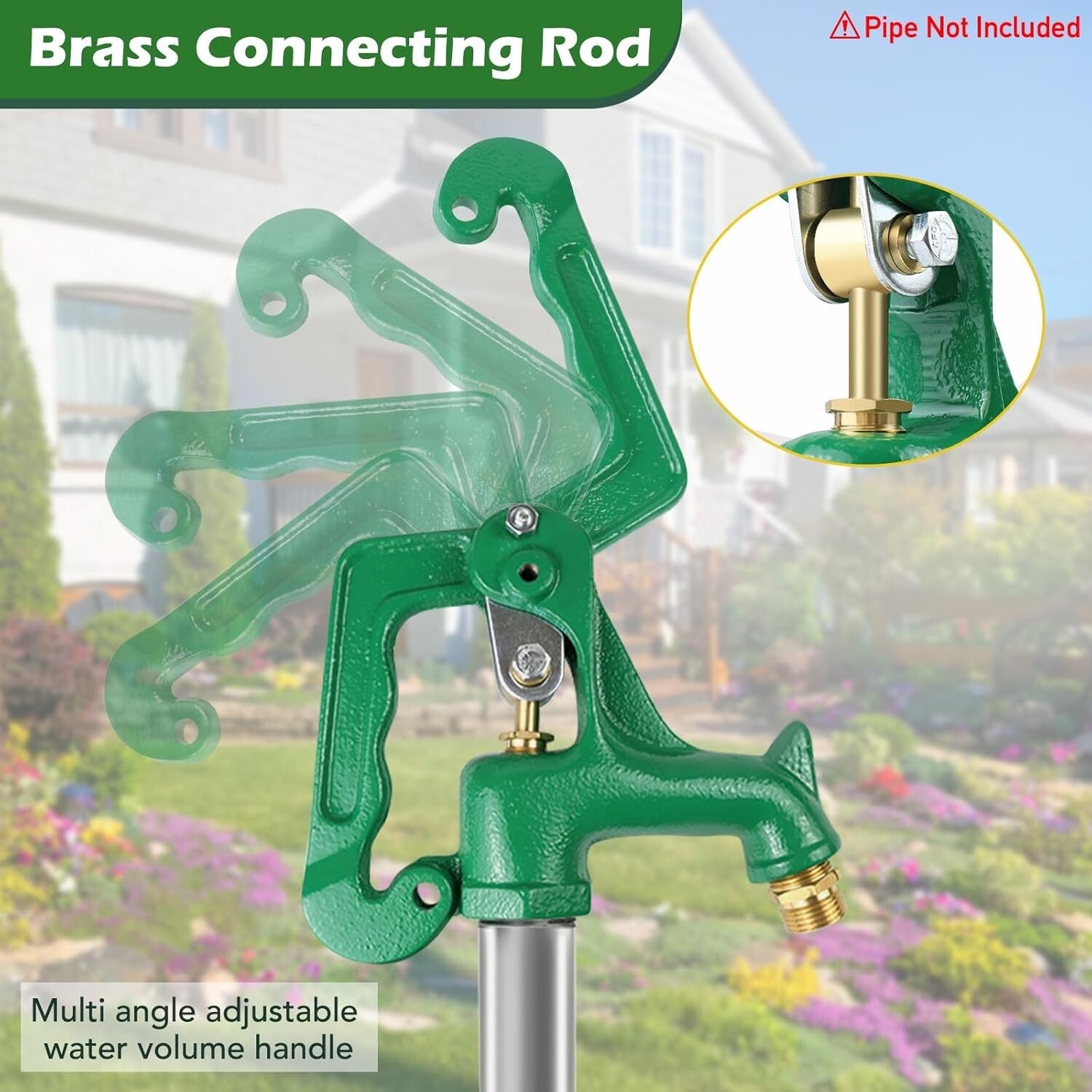 Heavy-Duty Frost Free Outdoor Faucet Replacement Head - Single Hole Installation