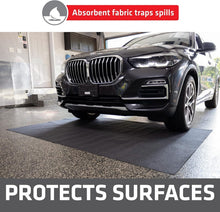 Load image into Gallery viewer, Durable Absorbent Garage Floor Mat - 60" x 72" Water-Resistant &amp; Eco-Friendly