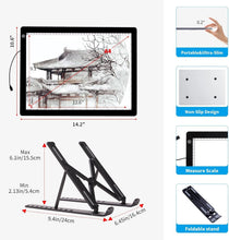 Load image into Gallery viewer, Multi-Functional A4 Dimmable Light Board for Crafting &amp; Drawing - 0.2'' Thick