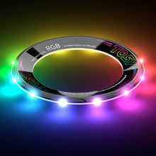 Load image into Gallery viewer, Safe Soft Rim Flying Ring - Auto Light Up with 4000 Throws, Ideal for Family Fun