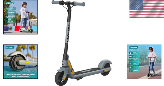 Durable 7.5 MPH Kids Electric Scooter with Rear Brake - UL2272 Certified