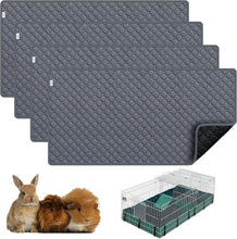 Load image into Gallery viewer, Premium Anti-Slip Guinea Pig Bedding - Reusable 4 Pack for Midwest Cages