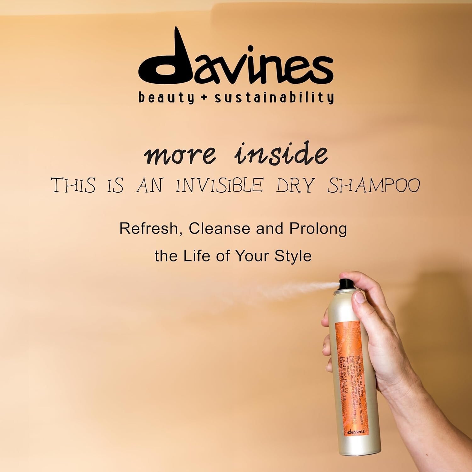 Compact Vanilla and Grapefruit Dry Shampoo - Instant Clean Hair in Minutes