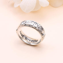Load image into Gallery viewer, Handcrafted Sterling Silver Anxiety Relief Ring - Elegant Spinner Design, Size 7