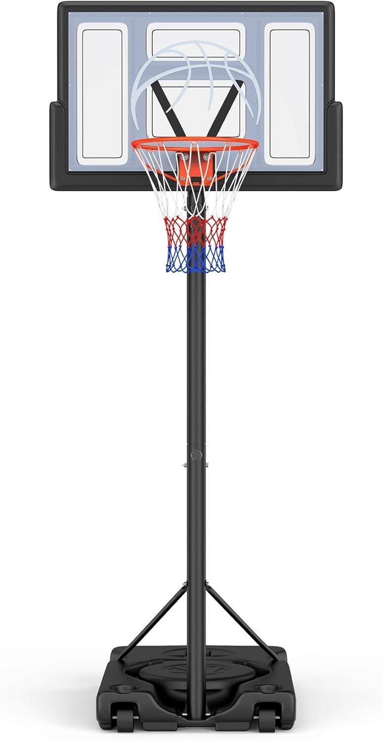Durable 10ft Adjustable Basketball Goal - Fun for Kids & Adults with Easy Setup