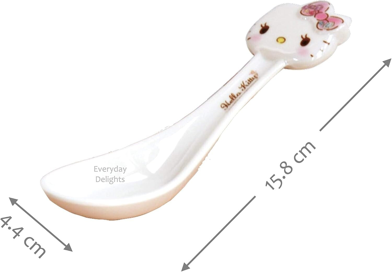 Durable Pink Hello Kitty Dinnerware Set – Bowl, Plate, Cup & Spoon for Kids