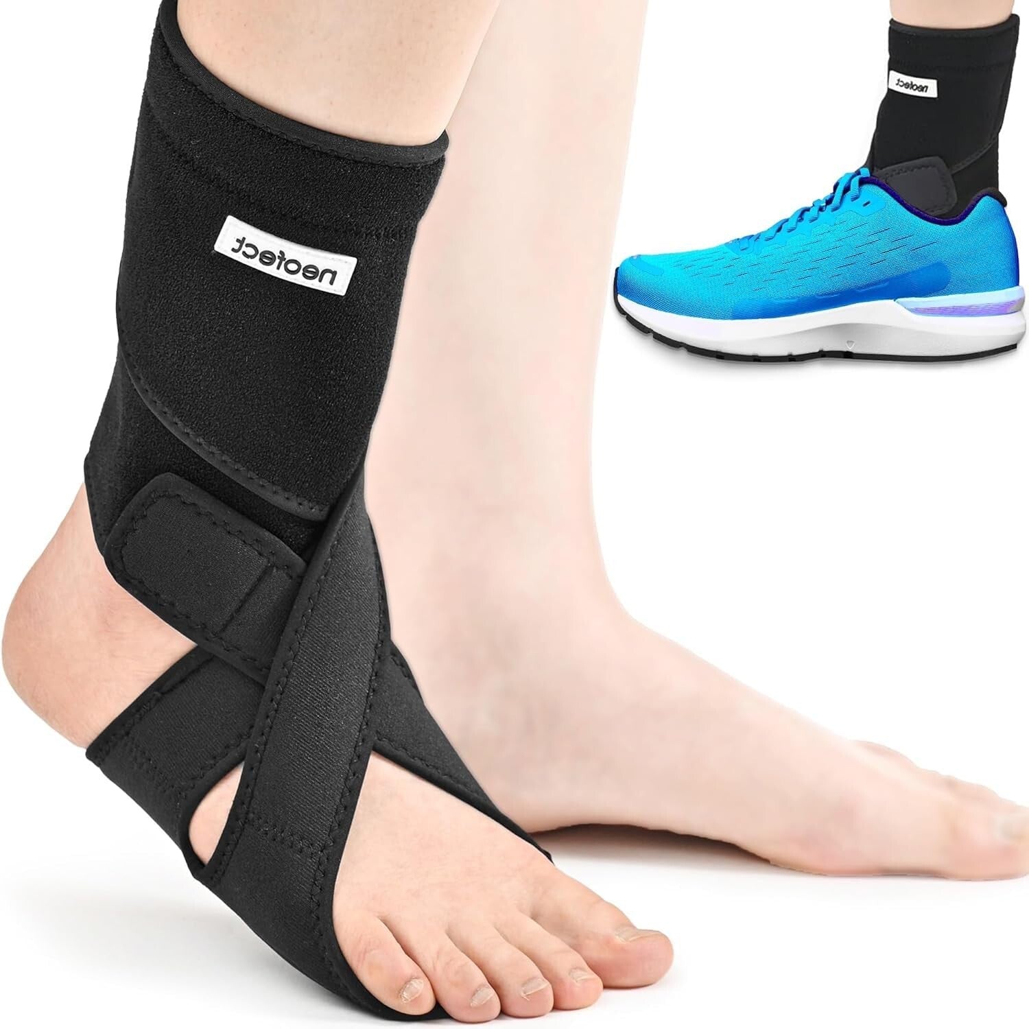 Breathable Medium Ankle Brace for Foot Drop – Comfortable Support for Mobility