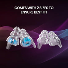 Load image into Gallery viewer, Compact Noise Reduction Earplugs in Metal Case - Ideal for Musicians &amp; Events