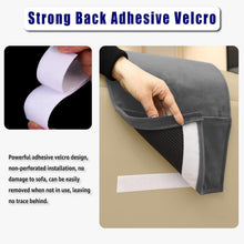 Load image into Gallery viewer, Adjustable Velvet Headrest Pillow - Non-Slip Neck Support for Recliners in Gray