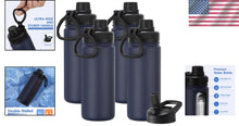 Load image into Gallery viewer, Stylish 16 oz Stainless Steel Kids Water Bottle - Perfect for School &amp; Travel