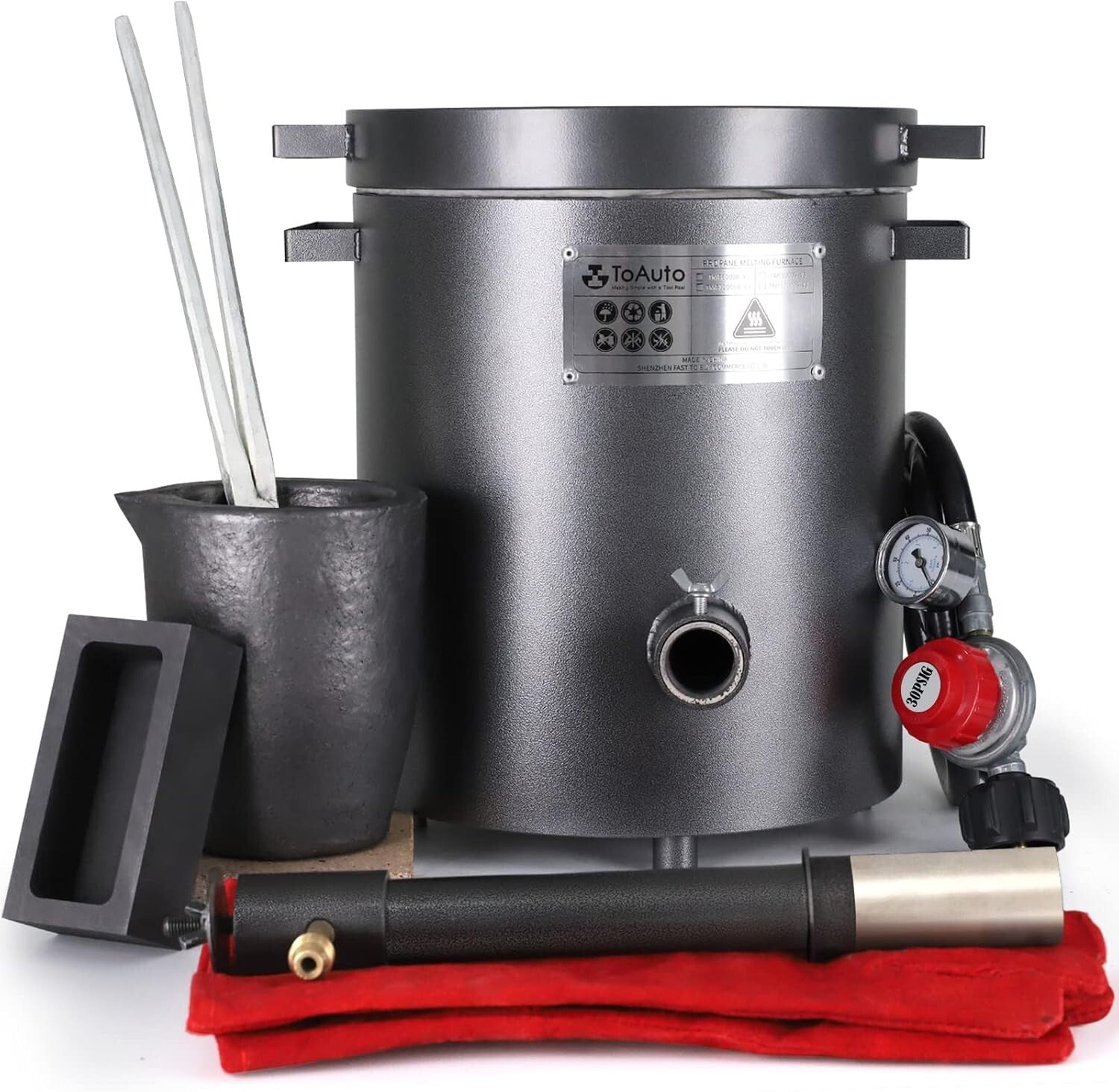 Complete V3 Propane Smelting Furnace Kit - Ideal for Hobbyists & Professionals
